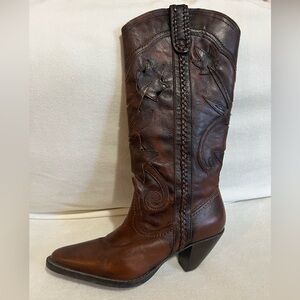 Santa Fe Women’s Leather Western Boots